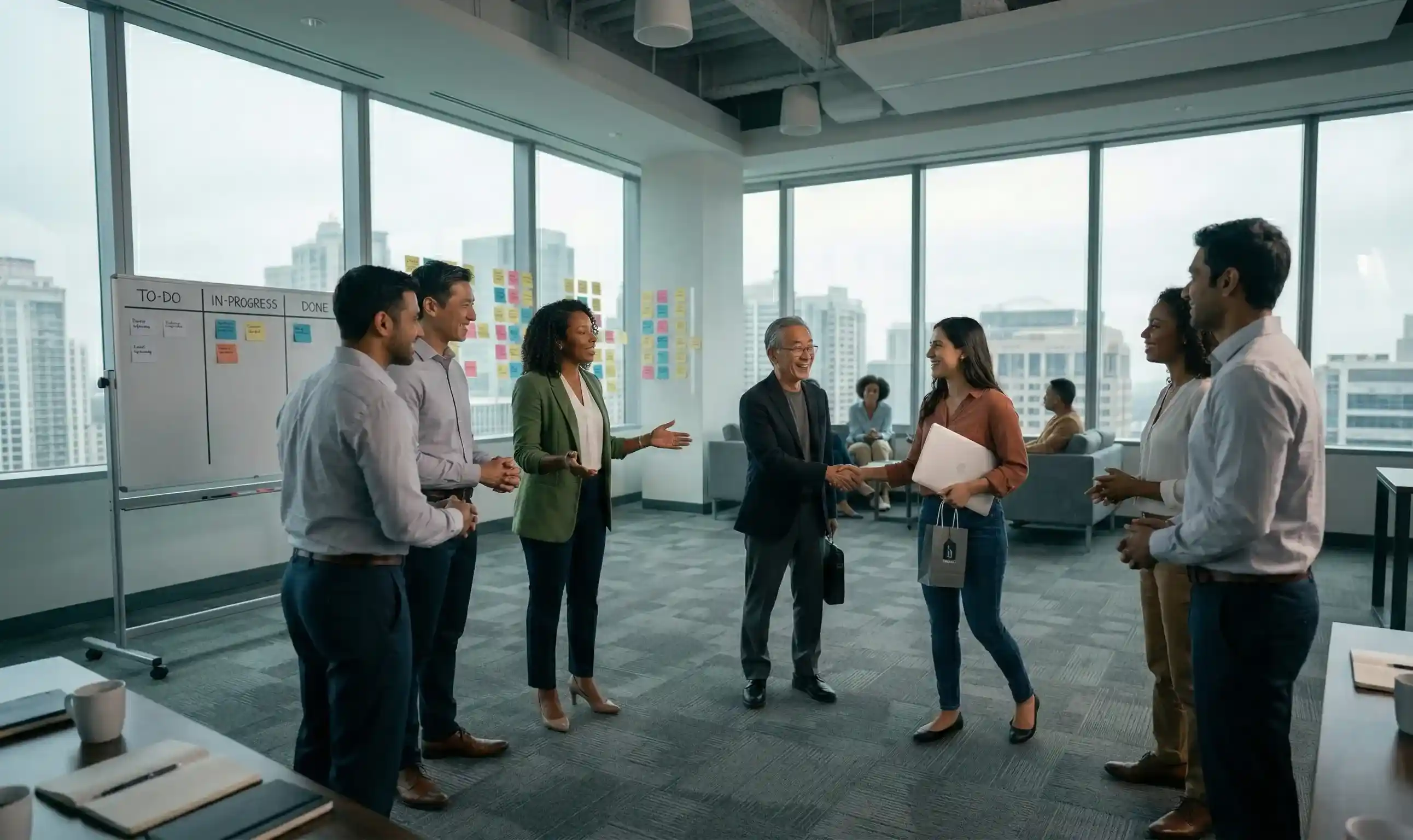 Senior engineering team collaboration Senior engineering team collaboration